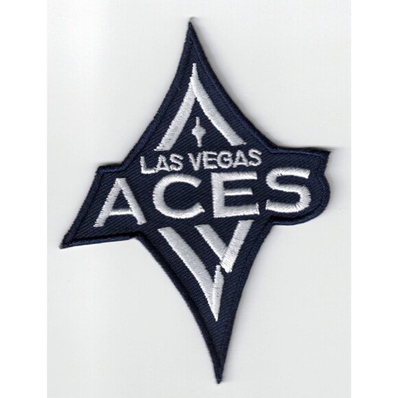 Unbranded Accessories - Las Vegas Aces WNBA Team Logo Embroidered 3x2in Iron / Sew-On Patch